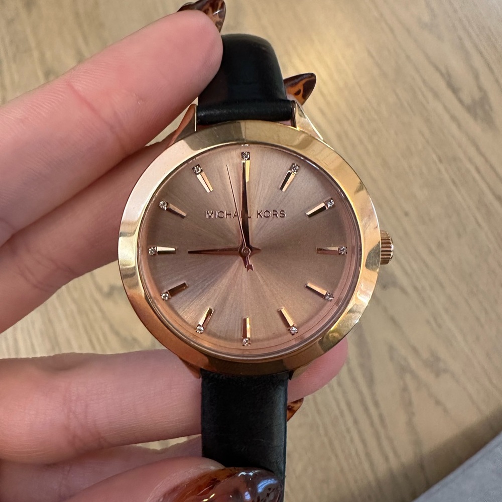 Micheal Kors Rose Gold Wrap Watch